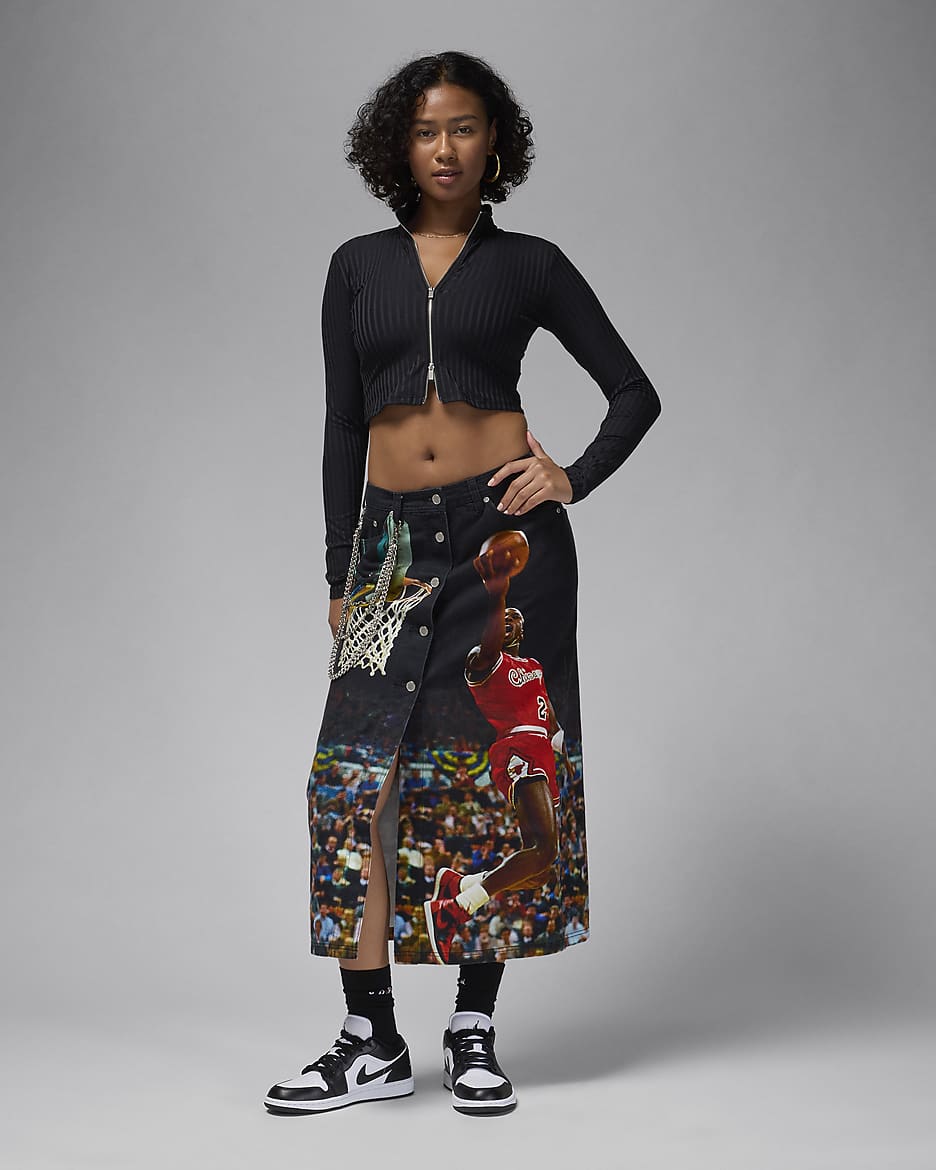 Haut côtelé à manches longues pour femme nike air online
